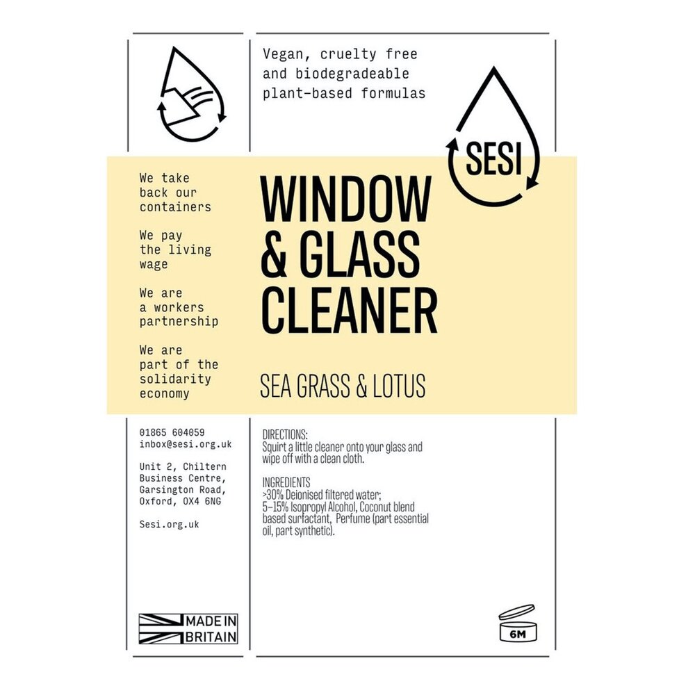 SESI Window & Glass Cleaner - Per 100ml